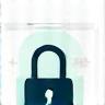 Secure padlock symbol
